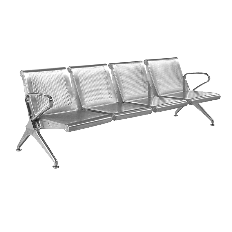 翌嘉YJ4121029 不锈钢机场椅连排椅银行等候椅长椅医院候诊椅公共座椅 四人位