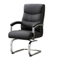 蕃蒂老板椅黑色可旋转把