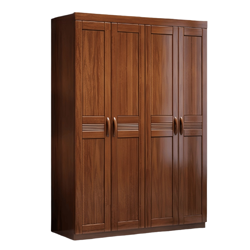 豫龙都衣柜实木四门个
