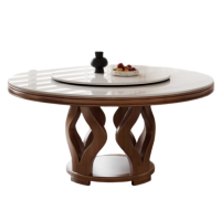 伟樽岩板圆桌160*160*75cm张