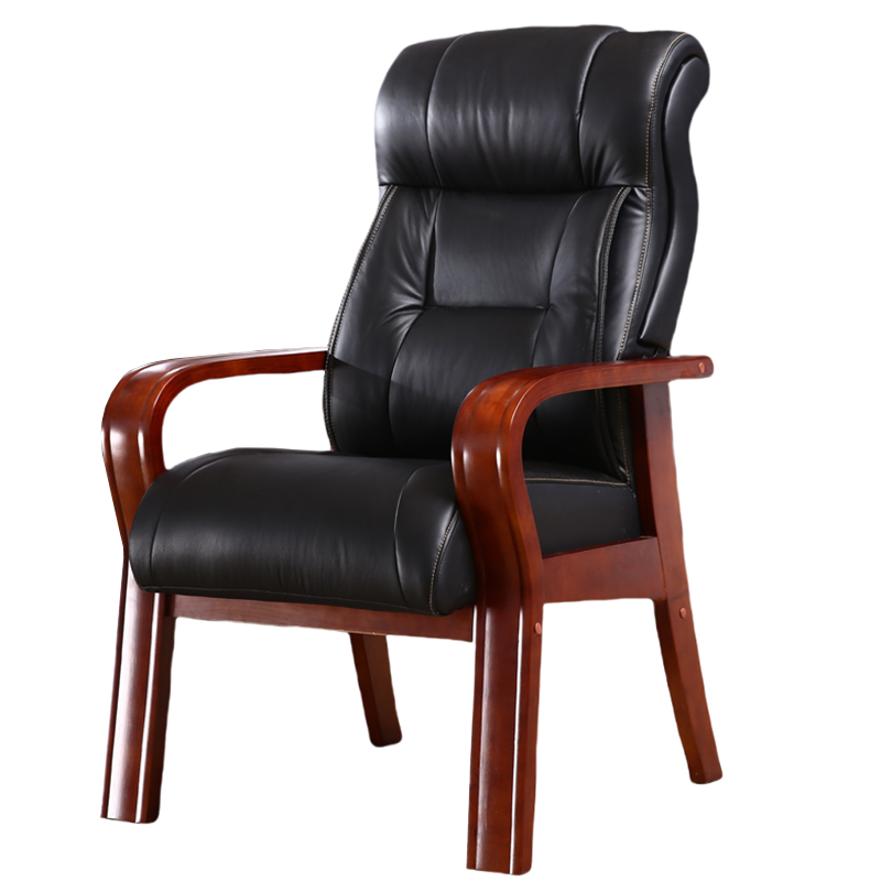 河洛伟业办公椅黑色把