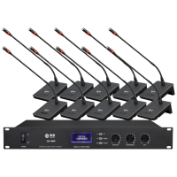 惠度(HuiDu)QH-660C专业有线手拉手会议麦克风工程会议话筒多功能会议室桌面鹅颈款主席麦