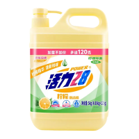 活力28柠檬洗洁精4.88kg+120g家用10斤大桶实惠装果蔬清洗液洗涤剂