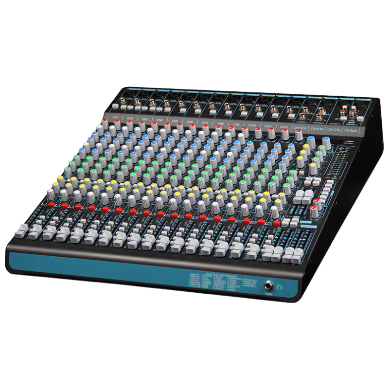 惠度(HuiDu)APO-14专业多路模拟调音台多路控制输出带录音蓝牙多功能DSP数字混响效果均衡调音器