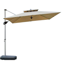 探在途 TZT5072110 户外遮阳伞庭院伞别墅露天花园罗马伞 2.5米 钛钢款