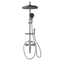 淋浴花洒套装家用浴室卫生间沐浴精铜增压花晒洗澡喷头卫浴器2005