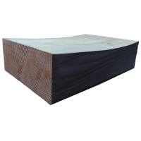 新添林木 槽车垫木(带弧度)34×23×9cm/个