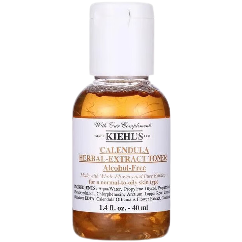 科颜氏(Kiehl's)金盏花植萃爽肤水小样40ml*3 祛痘控油舒缓修红保湿维稳