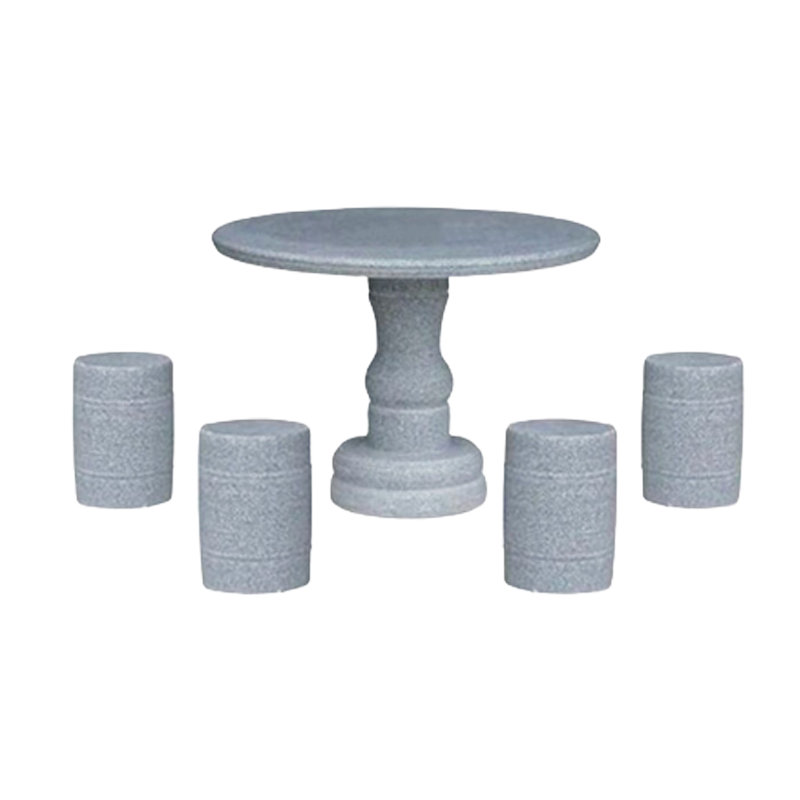 圣承启 石桌石凳 90圆桌*4凳 套