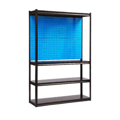 翌嘉YJ4121787 多功能五金工具收纳展示架 双板1230*400*1830