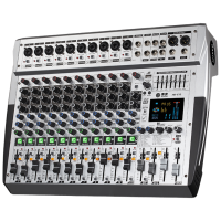 惠度(HuiDu)HD-E12专业舞台演出多功能调音台带编组混响效果7段均衡器调音台