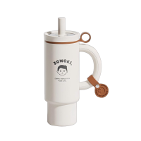 造物集保温杯女生高颜值大容量不锈钢水杯便携车载冰霸杯 联名款小松1050ml