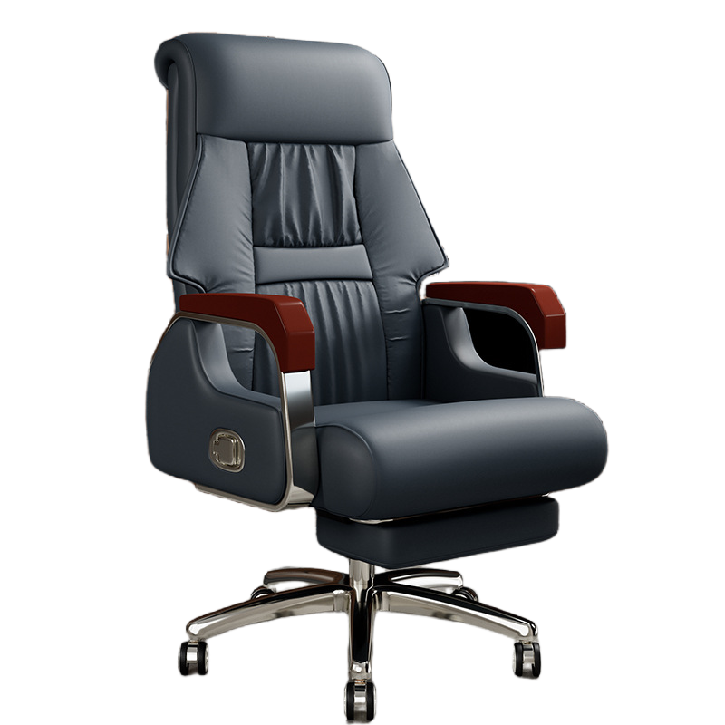 蕃蒂人体工学椅蓝色西皮把