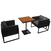 亿洛莱 沙发1+1+桌 73*65*68cm 套