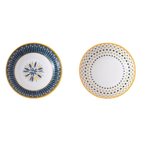 佩尔森餐具套装清新雅致系列9寸条纹碗绚丽多彩可圈可点2个装