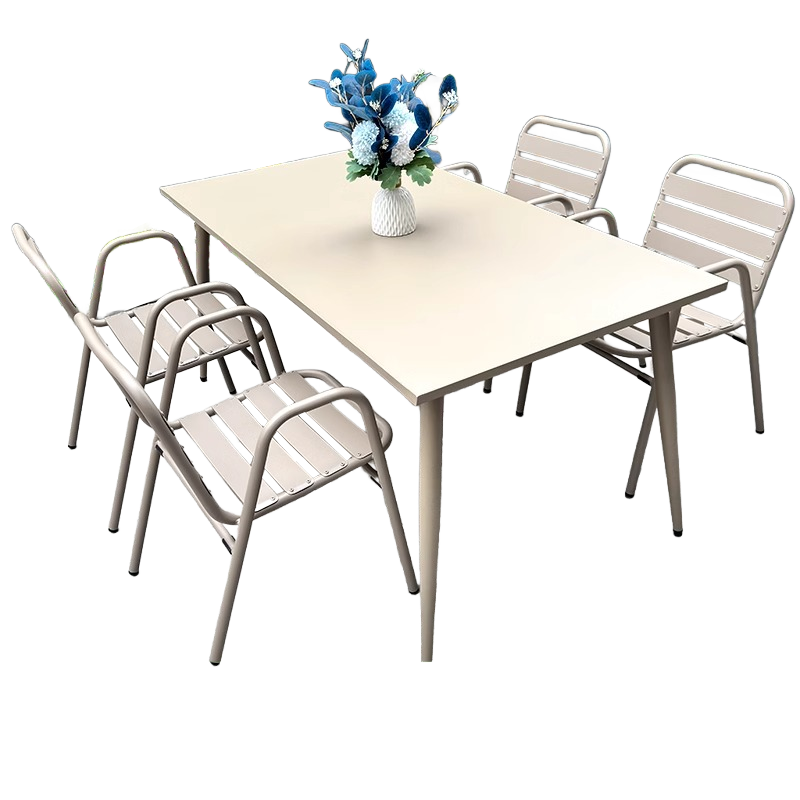 圣承启 桌椅 120长桌X4椅 套