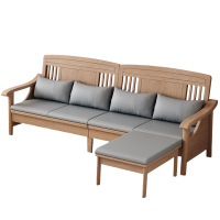 铭思达实木沙发组合1套