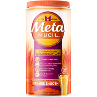 美达施 Metamucil 膳食纤维粉 114次量 673g 香橙味 1罐装 meta 纤维素 代酵素 代餐粉 美国