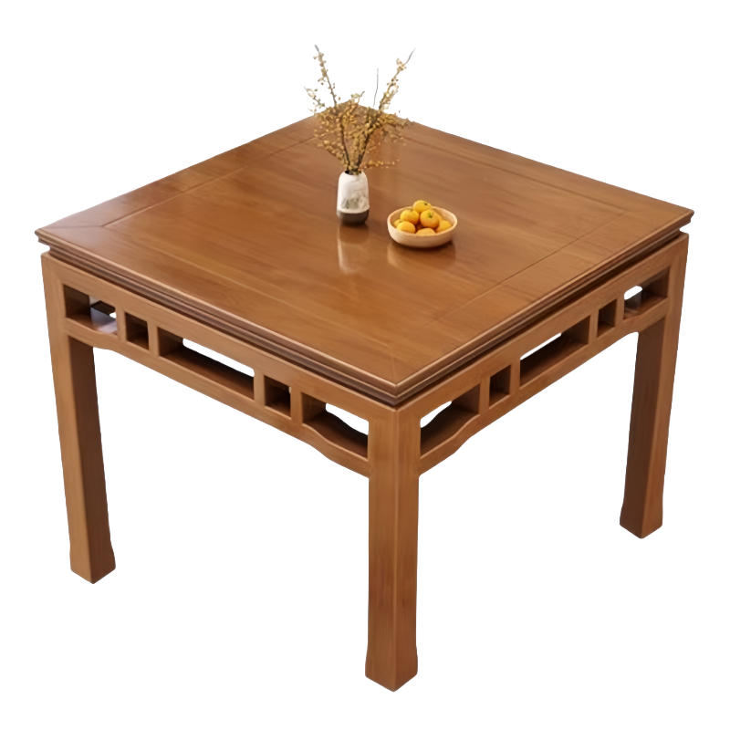 伟樽实木方桌餐桌98*98*77cm张