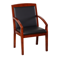 豫龙都办公椅会议椅实木把