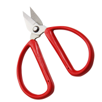 张小泉剪刀不锈钢短头小剪子家用剪指甲刀线头剪鱼线剪宽头短刃口嘴剪刀 可剪厚甲硬甲 NS-3