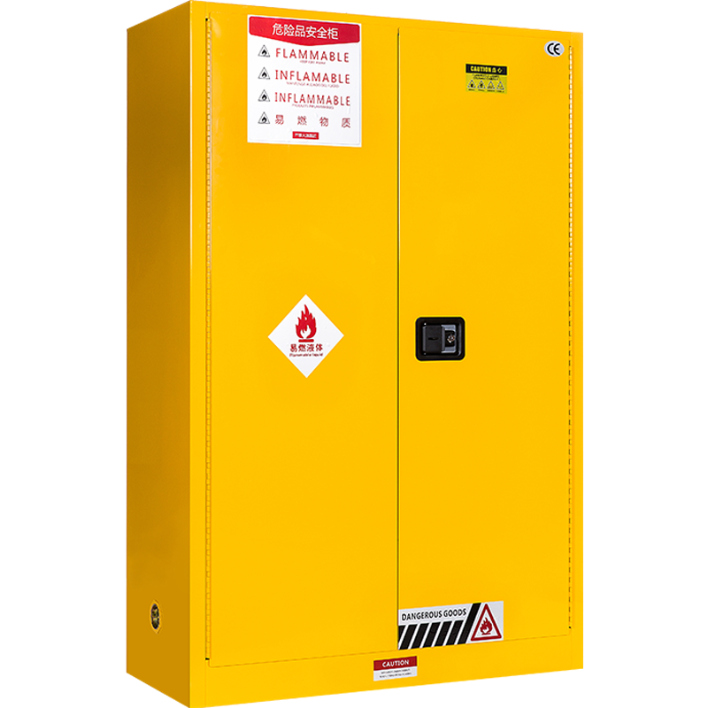 翌嘉YJ4041627 工业防爆柜化学品安全柜实验室危化品储存柜 黄色45加仑