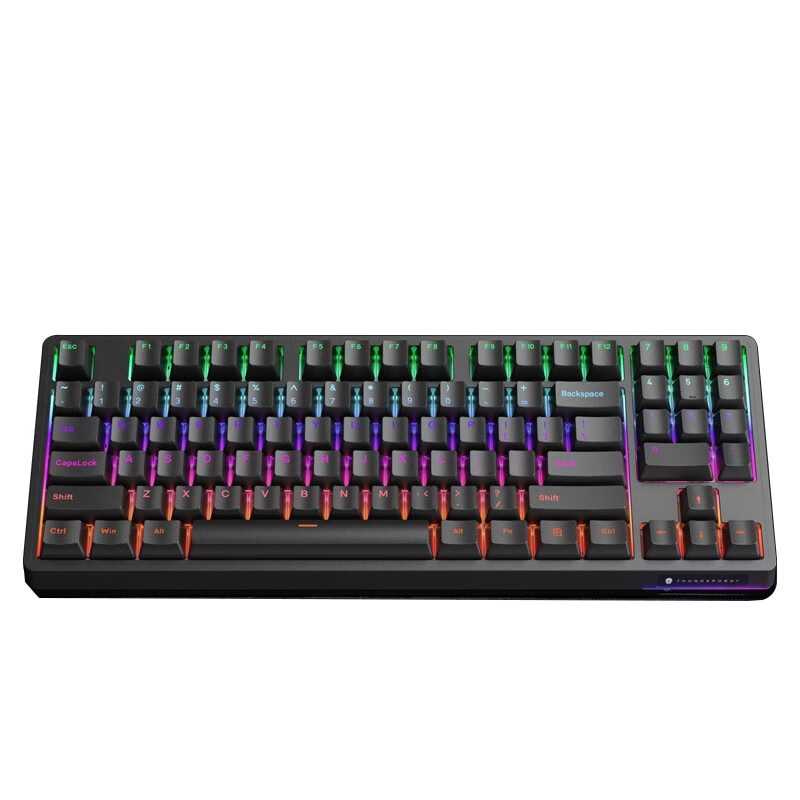 雷神(ThundeRobot)雷神KG3089 套装键盘 RGB灯带89键有线全键无冲混光机械键盘 KG3089C-青轴