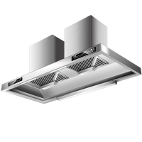 欢呼好太太 70立方大功率油烟机酒店大型商用抽油烟机欧式触控式农村土灶柴火灶饭店食堂厨房1.5米双电机顶吸排烟机C02