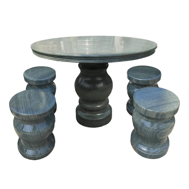 圣承启 石桌石凳 直径100cm 套