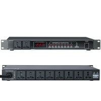 惠度(HuiDu)MX-16专业多功能电源时序器独立控制各通道级联叠机8路插座继电器顺序开启电源时序器