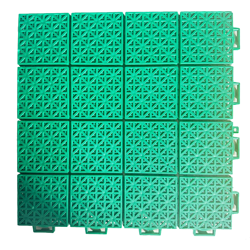 瑾如云海 防滑地垫 镂空拼接地垫 L1绿色 34*34cm 平方米