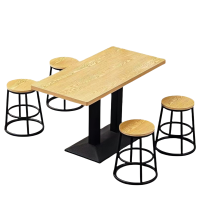 璎蕙 快餐桌椅120*60*75cm 套