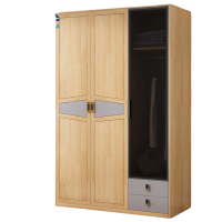 铭思达实木衣柜三门个