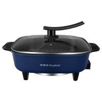 荣事达5L大容量电热火锅电热锅电火锅多功能锅煎烤一体式电锅电热锅电炒锅RHG136C