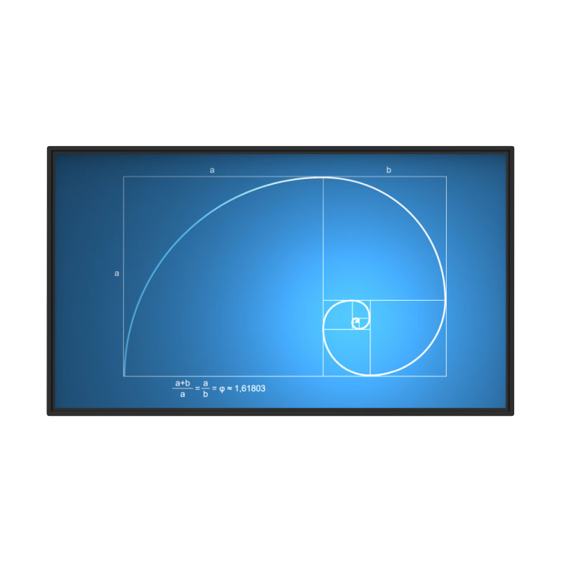 和掌厅CT-BG50 50英寸横竖屏壁挂广告机爱家展区演示触摸屏
