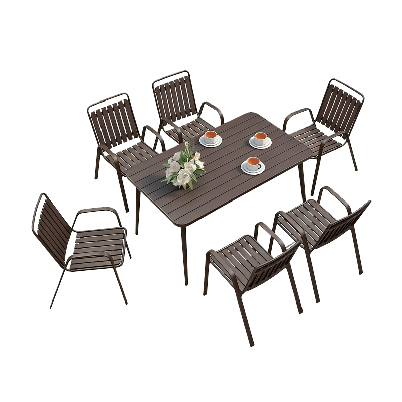 圣承启 桌椅 长桌+6椅 套