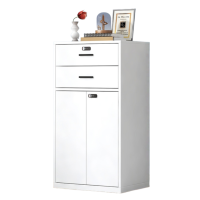 智叶舟矮柜文件柜两门二抽60*40*109cm台