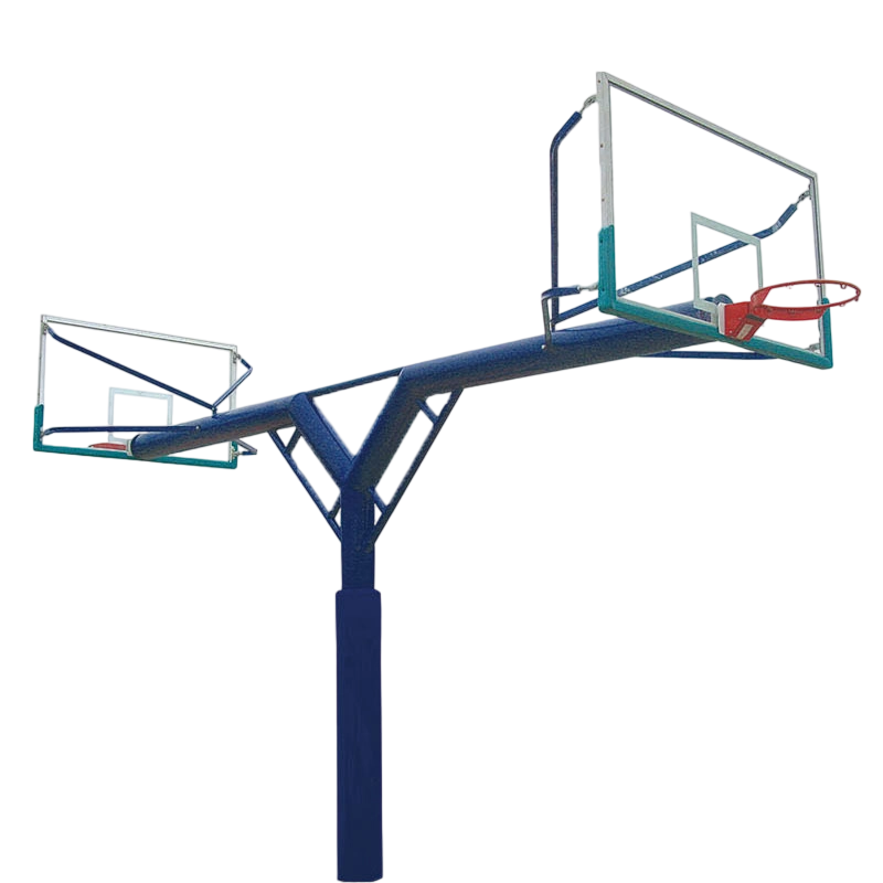 革康 GK-JSQC8001 户外标准比赛篮球架 移动式篮球框 学校室内外运动 手动液压篮球架(一副)