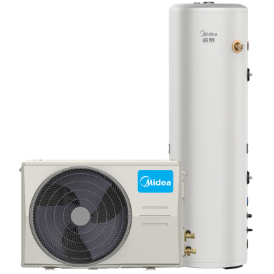美的(Midea)空气能热水器200升电辅热一级能效睿泉系列家用分体式RSJF-V33/RDN8-X1-200-(E1)