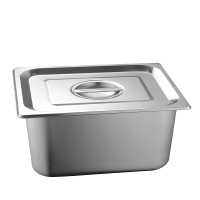 瓦图 不锈钢1/4份数盆 265*163*150mm 个