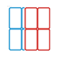 拓栢 不干胶标签 2.8*4.8cm STH008 张
