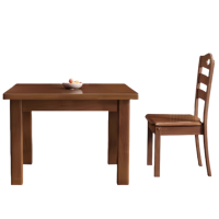 芙首泰方形餐桌椅900*900*760mm(1桌2椅)套