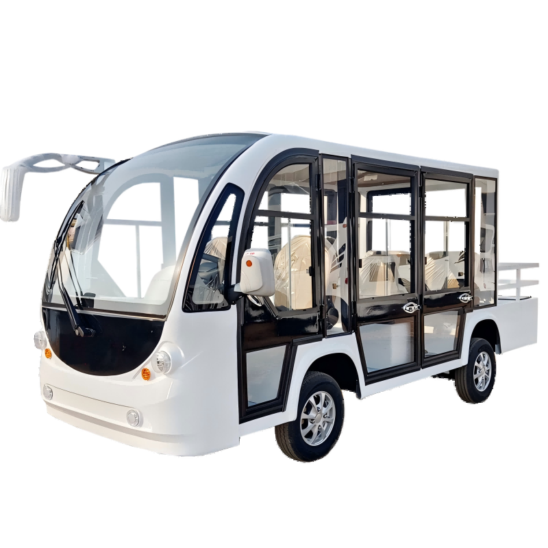 德武军恒三排8座电动观光车带斗四轮巡逻车皮卡游览摆渡车接待大巴车高配