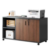 智叶舟资料文件柜双门两格100*40*60cm台