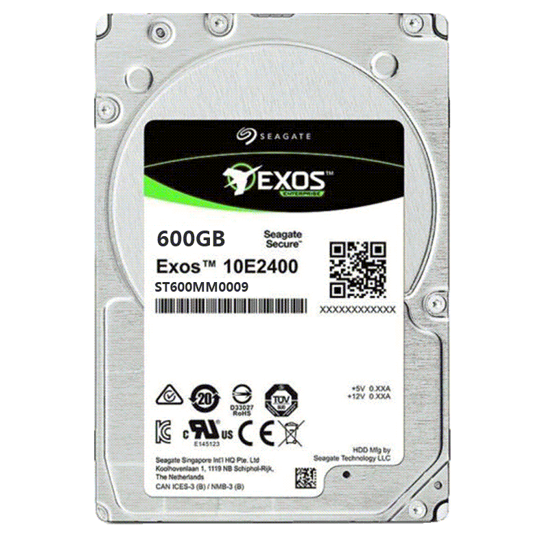 希捷(Seagate)600GB 2.5寸 SAS接口 10000转 银河系列 企业级硬盘 服务器硬盘 全新原装OEM ST600MM0009