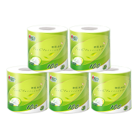 心相印卷纸茶语丝享系列有芯卫生纸4层100g*24卷BT3220