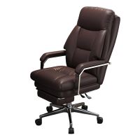 蕃蒂老板椅棕色把