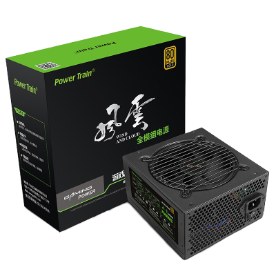 航嘉AX1100G额定1100W黑色三叉戟金牌电源(80PLUS金牌全模组)台式电源支持5080
