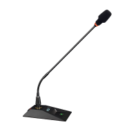 启诺QN-MW290 无线音像联动话筒 会议鹅颈话筒麦克风 黑灰 (只)