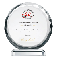 世纪大自然 精品水晶奖杯 SJDZR-B13 个